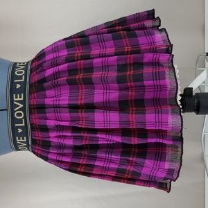 🌼Girls🌼Jessica Simpson plaid skirt M 10/12